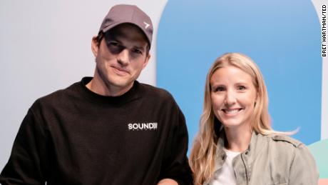 Ashton Kutcher and Julie Cordua, Thorn CEO