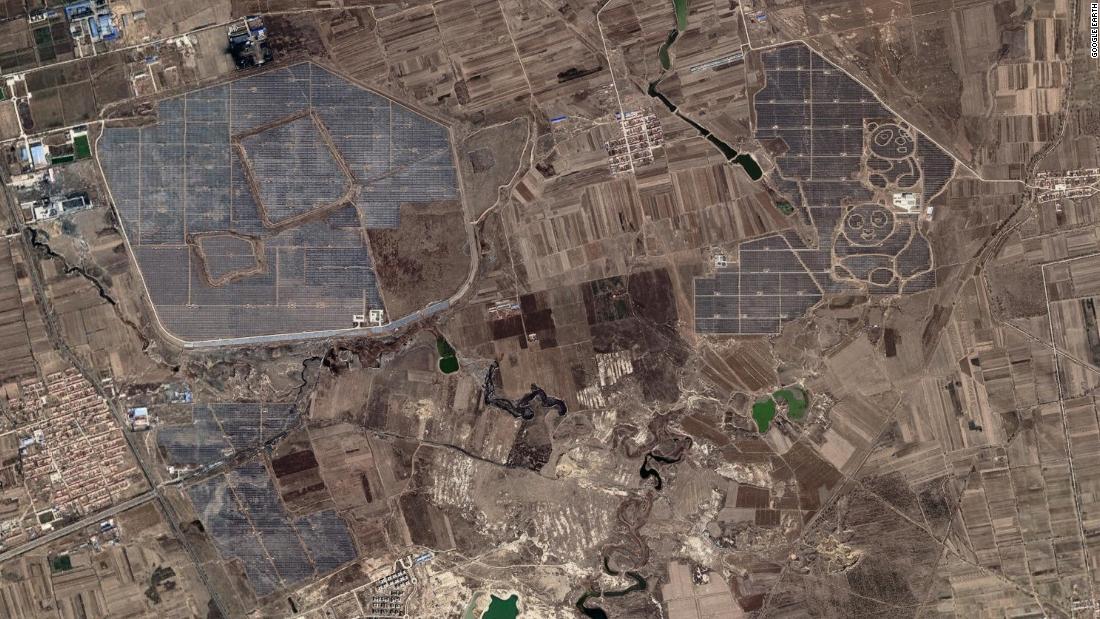 A wider view of the Panda plant with other facilities, southeast of Datong. The Datong Solar Power Top Runner Base has a reported output capacity of &lt;a href=&quot;http://ieefa.org/wp-content/uploads/2018/05/IEEFA-Global-Solar-Report-May-2018.pdf&quot; target=&quot;_blank&quot;&gt;1,070 megawatts&lt;/a&gt;.