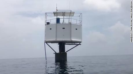 The couple claim the home is outside Thai waters.