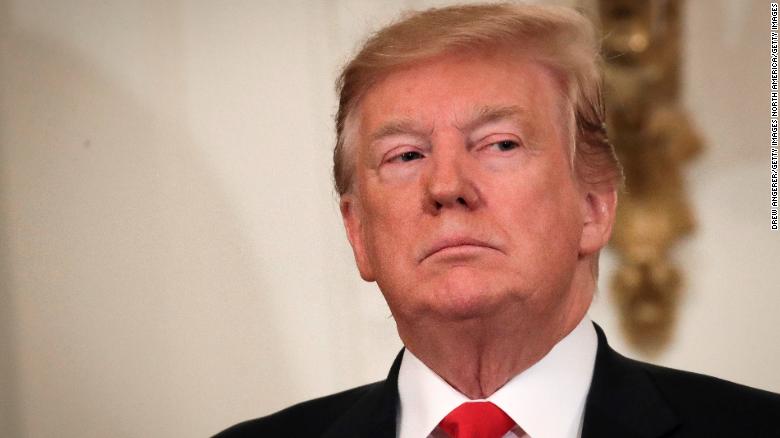 WASHINGTON, DC - APRIL 18:  U.S. President Donald Trump looks on during an event recognizing the Wounded Warrior Project Soldier Ride in the East Room of the White House, April 18, 2019 in Washington, DC. Today the Department of Justice released special counsel Robert Mueller's redacted report on Russian election interference in the 2016 U.S. presidential election. (Photo by Drew Angerer/Getty Images)