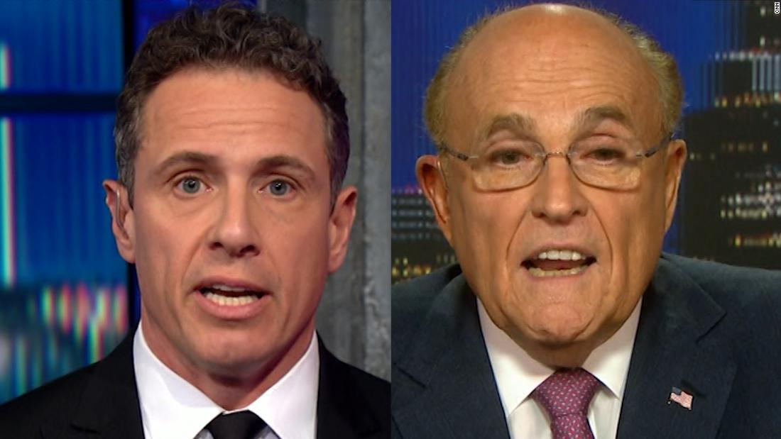 Chris Cuomo Asks Giuliani Will You Apologize For Trump CNN Video