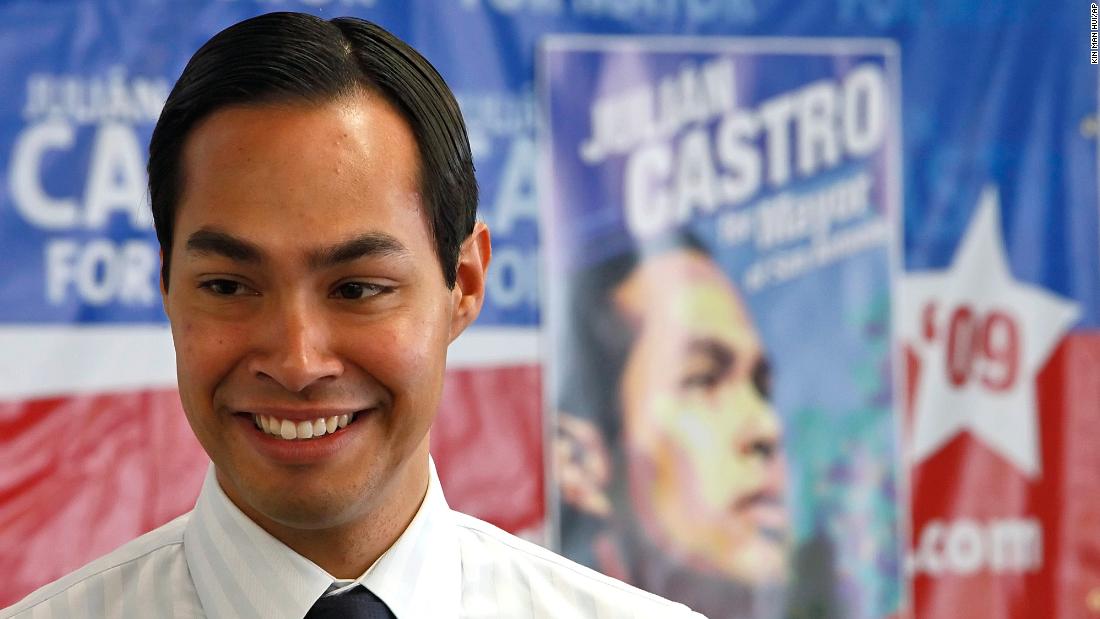 Castro smiles at his campaign headquarters in 2009. He became mayor that year and won re-election in 2011 and 2013. 