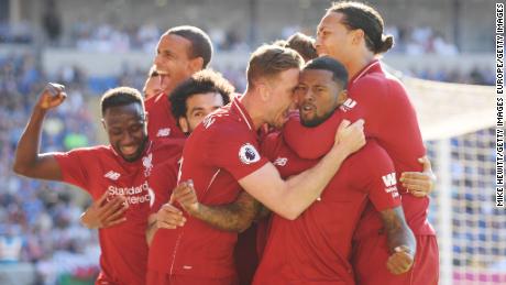 Liverpool regain top spot in the Premier League with win over Cardiff