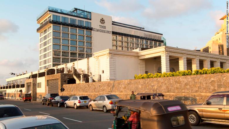 The Kingsbury Hotel in Colombo, Sri Lanka, pictured in 2015, was one of the hotels targeted in the attack.