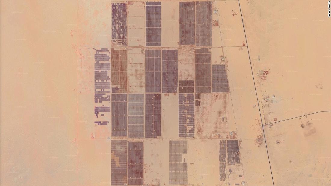 An aerial view of Benban in construction via Google Earth. Earlier in 2019 other solar farms at the 14-square mile site announced completion, including the 186-megawatt plant by ACCIONA Energía and Enara Bahrain Spv Wll. Sixteen plants funded by the European Bank of Reconstruction and Development aim to contribute &lt;a href=&quot;https://www.ebrd.com/news/2019/first-ebrd-funded-egyptian-solar-plant-begins-generation-.html&quot; target=&quot;_blank&quot;&gt;750 megawatts&lt;/a&gt; of the total output capacity.  