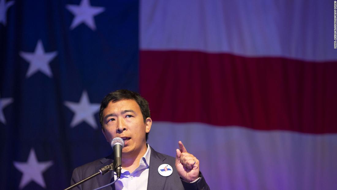 &quot;We are undergoing the greatest economic transformation in our history, and we are dealing with it by pretending nothing is happening,&quot; &lt;a href=&quot;http://www.cnn.com/2019/04/14/opinions/greatest-economic-transformation-andrew-yang/index.html&quot; target=&quot;_blank&quot;&gt;Yang wrote in a CNN op-ed&lt;/a&gt; in April 2019.