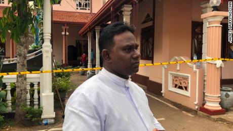 Father Sanjeewa Appuhamy was celebrating Easter Mass when the bombing happened. 