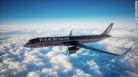 Four Seasons new private jet