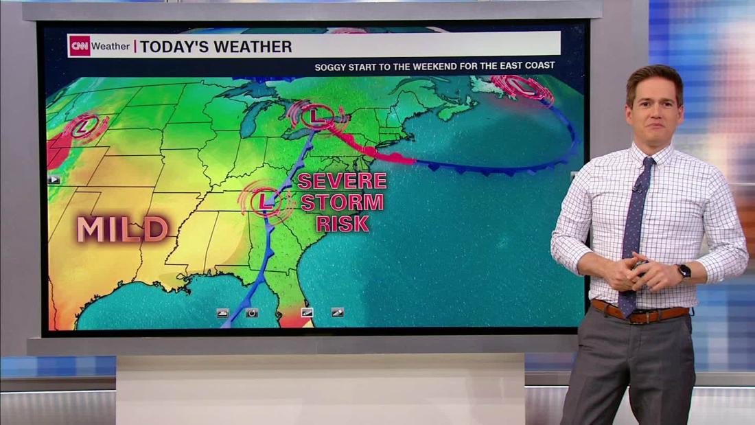 weather map of east coast Severe Weather Threatens The East Coast Cnn Video weather map of east coast