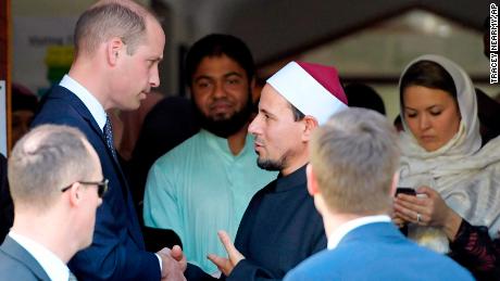 Prince William visits Christchurch massacre mosque