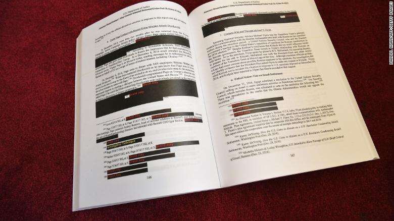 Barr gave his version of the report. Then we read it.