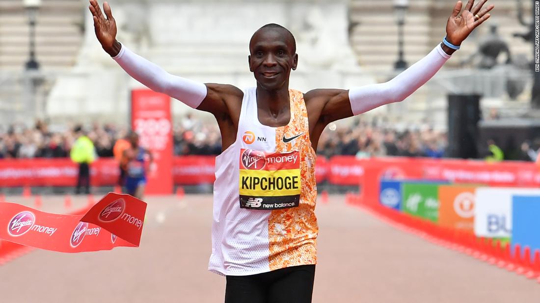 Eliud Kipchoge targets 'super human' marathon time to beat two-hour ...