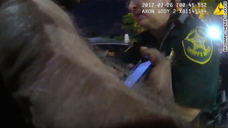 Seen here is a still image from bodycam footage that showed a deputy calling a black father &quot;boy.&quot;