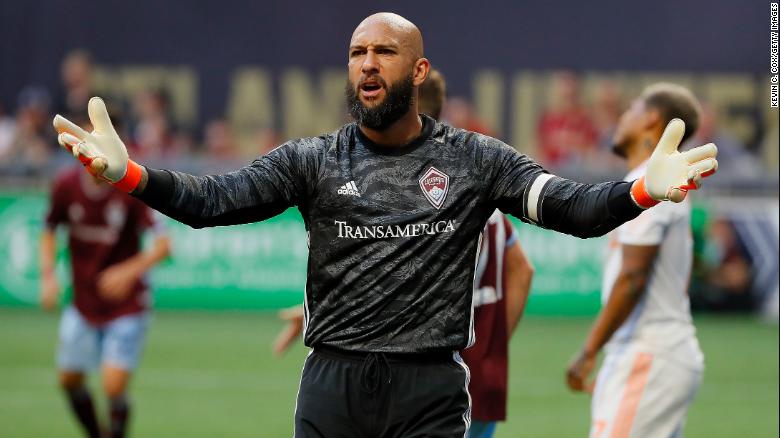 Tim Howard now captains the Colorado Rapids in Major League Soccer.
