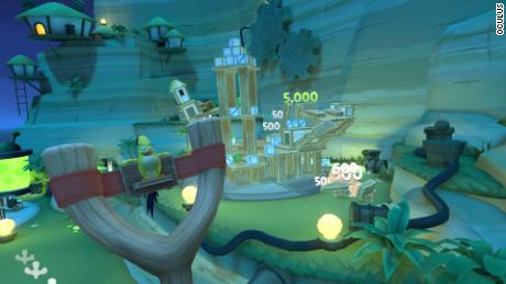 The game Angry Birds VR: Isle of Pigs will be available for Oculus Quest.