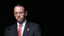 Former Deputy AG Rosenstein has said he was not aware of subpoena for lawmakers' data, source says