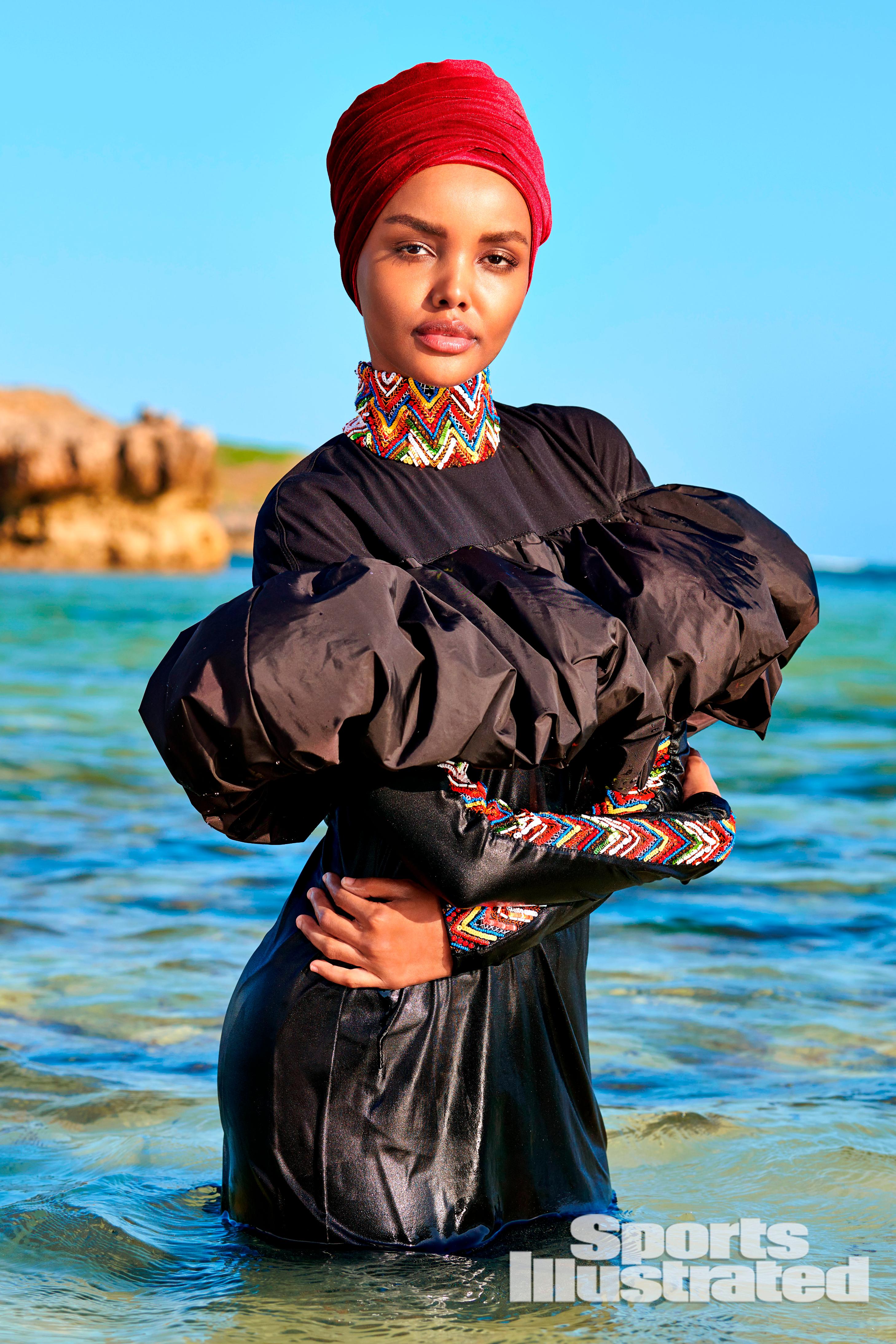 Halima Aden Becomes First Model To Wear Hijab And Burkini In Sports
