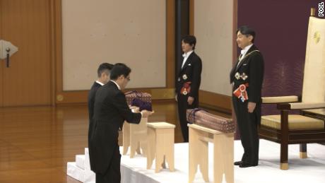 Japan&#39;s new Emperor Naruhito ascends throne as Reiwa era begins