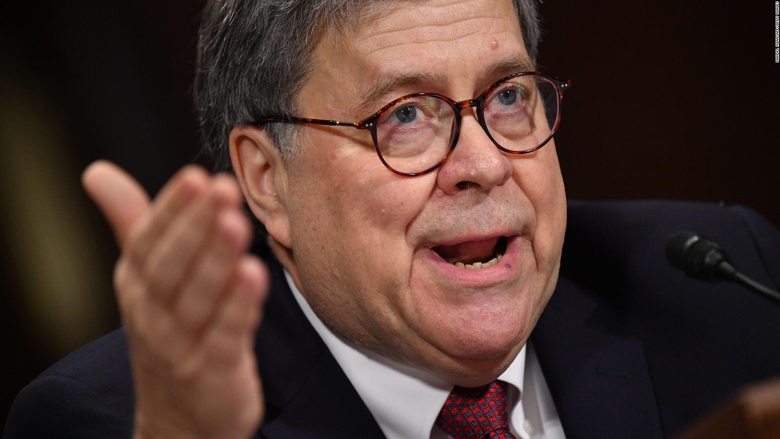 Senator Accuses William Barr Of Lying To Congress Cnn Video