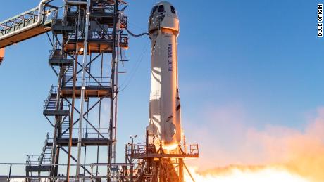   Jeff Bezos & # 39; rocket company launches another test of its tourism spacecraft 