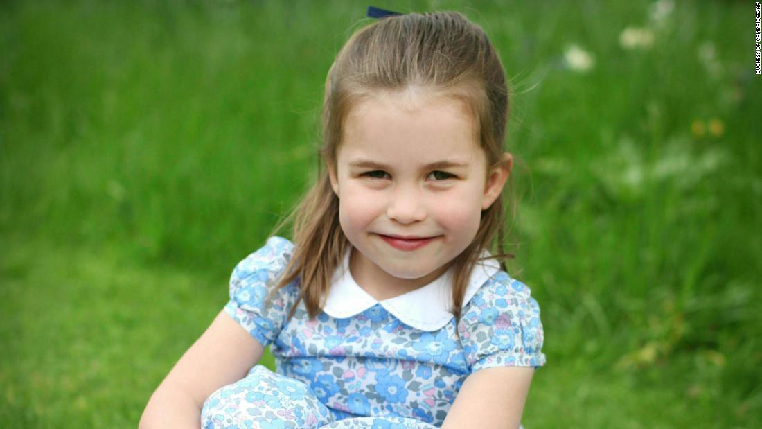 Kensington Palace released this undated photo of Charlotte &lt;a href=&quot;https://edition.cnn.com/2019/05/01/uk/princess-charlotte-birthday-photos-trnd/index.html&quot; target=&quot;_blank&quot;&gt;to mark her fourth birthday&lt;/a&gt; in May 2019. The photo was taken by Charlotte&#39;s mother Catherine, the Duchess of Cambridge, at their home in Norfolk, England. Charlotte is fourth in line to the British throne behind her grandfather, Prince Charles; her father, William; and her big brother, George.