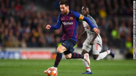Messi struggled to make an impact in the early stages of the contest.