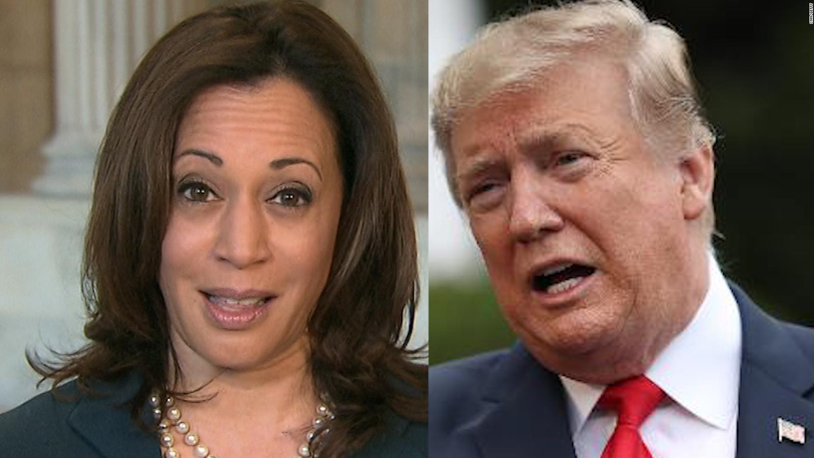 Kamala Harris responds to Trump calling her 'nasty' - CNN Video