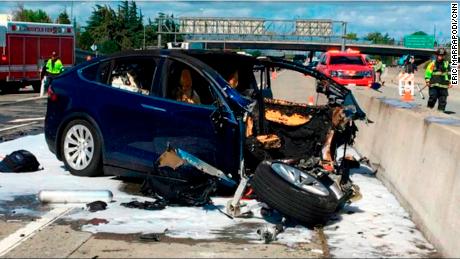 This March 23, 2018 crash of a Tesla Model X in Autopilot mode killed the car&#39;s owner, Walter Huang. His family is suing Tesla charging the Autopilot feature caused the crash.