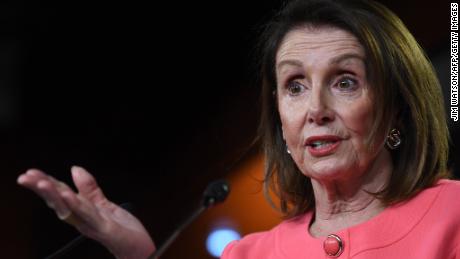 Speaker of the House Nancy Pelosi speaks during her weekly press conference on Capitol Hill in Washington, DC, on May 2, 2019. (Photo by Jim WATSON / AFP)        (Photo credit should read JIM WATSON/AFP/Getty Images)