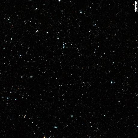 Astronomers developed a mosaic of the distant Universe, called the Hubble Legacy Field, that documents 16 years of observations from the NASA/ESA Hubble Space Telescope. The image contains 200,000 galaxies that stretch back through 13.3 billion years of time to just 500 million years after the Big Bang. The new set of Hubble images, created from nearly 7,500 individual exposures, is the first in a series of Hubble Legacy Field images. The image comprises the collective work of 31 Hubble programs by different teams of astronomers. Hubble has spent more time on this small area than on any other region of the sky, totaling more than 250 days, representing nearly three-quarters of a year. The team is working on a second set of images, totaling more than 5,200 Hubble exposures, in another area of the sky.