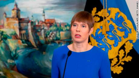 Estonian interior minister calls first female president &#39;emotionally upset woman&#39;