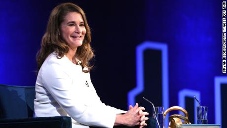 NEW YORK, NEW YORK - FEBRUARY 05: Melinda Gates speaks onstage at Oprah&#39;s SuperSoul Conversations at PlayStation Theater on February 05, 2019 in New York City. (Photo by Bryan Bedder/Getty Images for THR)