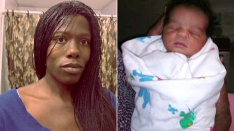 Tammy Jackson gave birth alone in a jail cell, her lawyers say.