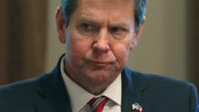 Georgia Governor elect Brian Kemp (R) attends a meeting with U.S. President Donald Trump and other Governors elects in the Cabinet Room at the White House on December 13, 2018 in Washington, DC. (Mark Wilson/Getty Images)