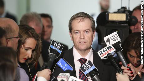 Bill Shorten speaks to the media prior to a ballot over the leadership of the Australian Labor Party at Parliament House on June 26, 2013 in Canberra, Australia. 