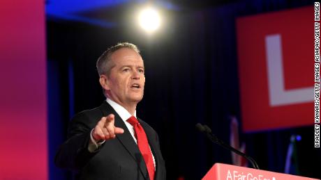 Labor Opposition leader Bill Shorten speaks during the Labor Campaign Launch on May 5, 2019 in Brisbane, Australia. 