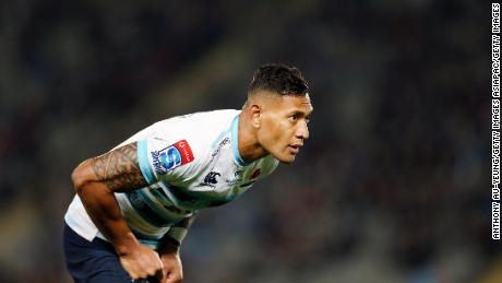 Folau previously played rugby league and Australian rules before switching to rugby union. 