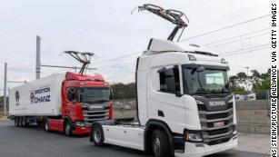 Germany is opening its first electric highway for trucks