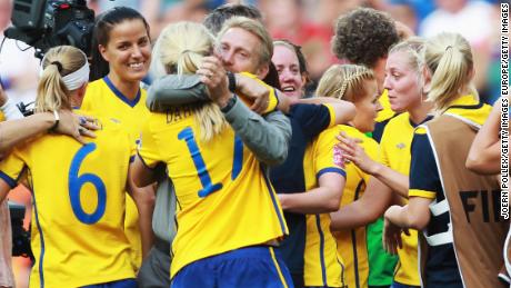 Dennerby guided Sweden to third at the 2011 Women&#39;s World Cup. 
