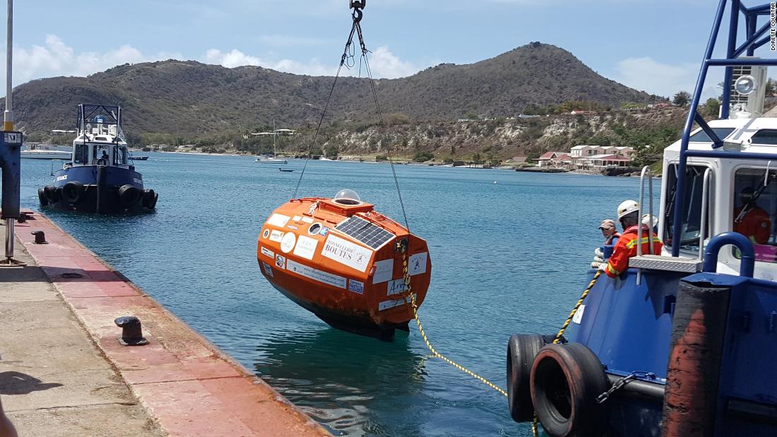 Jean Jacques Savin Crosses Atlantic Ocean In A Giant Barrel