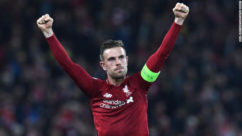 Jordan Henderson played a key part in Liverpool&#39;s first goal.