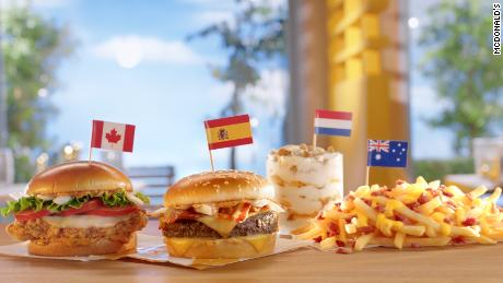 McDonald&#39;s will start selling the international menu items next month for a limited amount of time. 