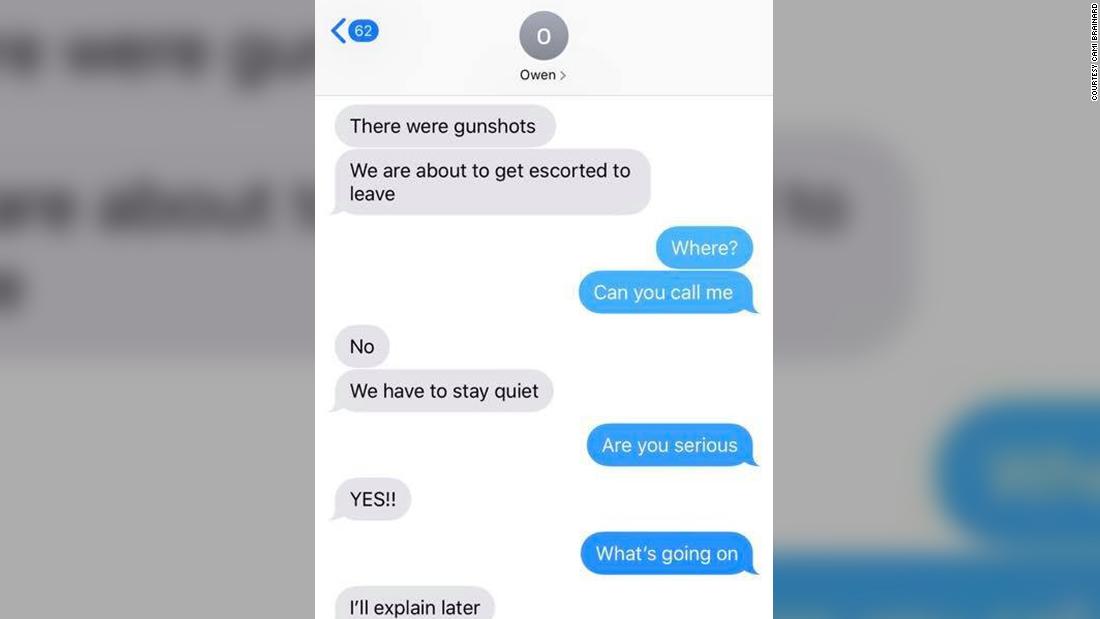 This is what one student texted his mom during the Colorado school ...