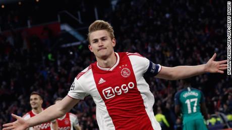 Ajax defender Matthijs de Ligt opened the scoring.