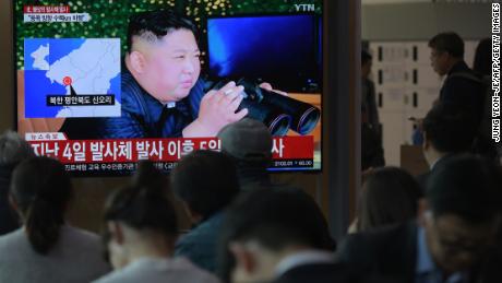 South Korea said it &quot;suspected&quot; North Korea had launched &quot;two short-range missiles.&quot;