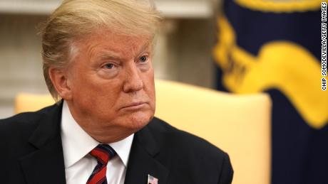 WASHINGTON, DC - MAY 03: U.S. President Donald Trump talks to reporters while hosting Slovak Republic Prime Minister Peter Pellegrini in the Oval Office at the White House May 03, 2019 in Washington, DC. Pellegrini's visit is part of the Trump Administration's larger diplomatic  attempt to compete with Moscow and Beijing in Central Europe. (Photo by Chip Somodevilla/Getty Images)