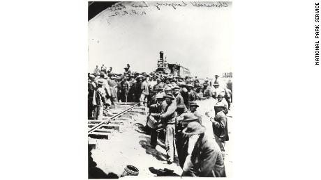 Irish immigrants, freed slaves and Mormons also worked on the transcontinental railroad.