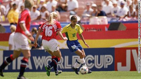 Sissi was joint-top scorer at the 1999 Women&#39;s World Cup 