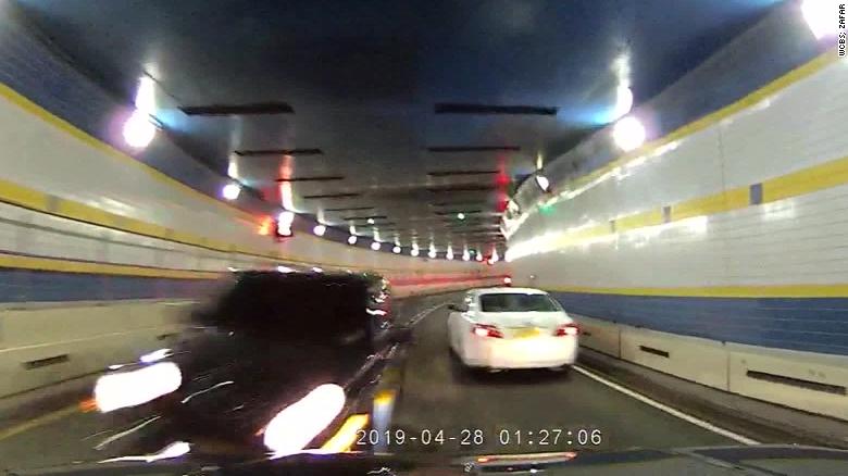 Dashcam records terrifying crash with car driving wrong way