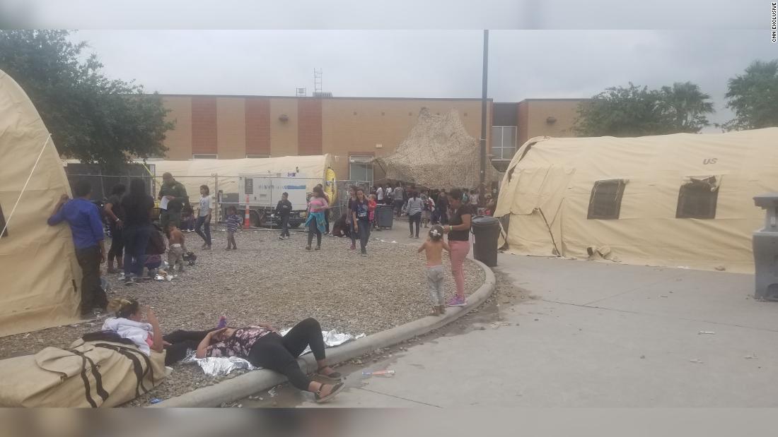 See conditions at McAllen  Border  Patrol station